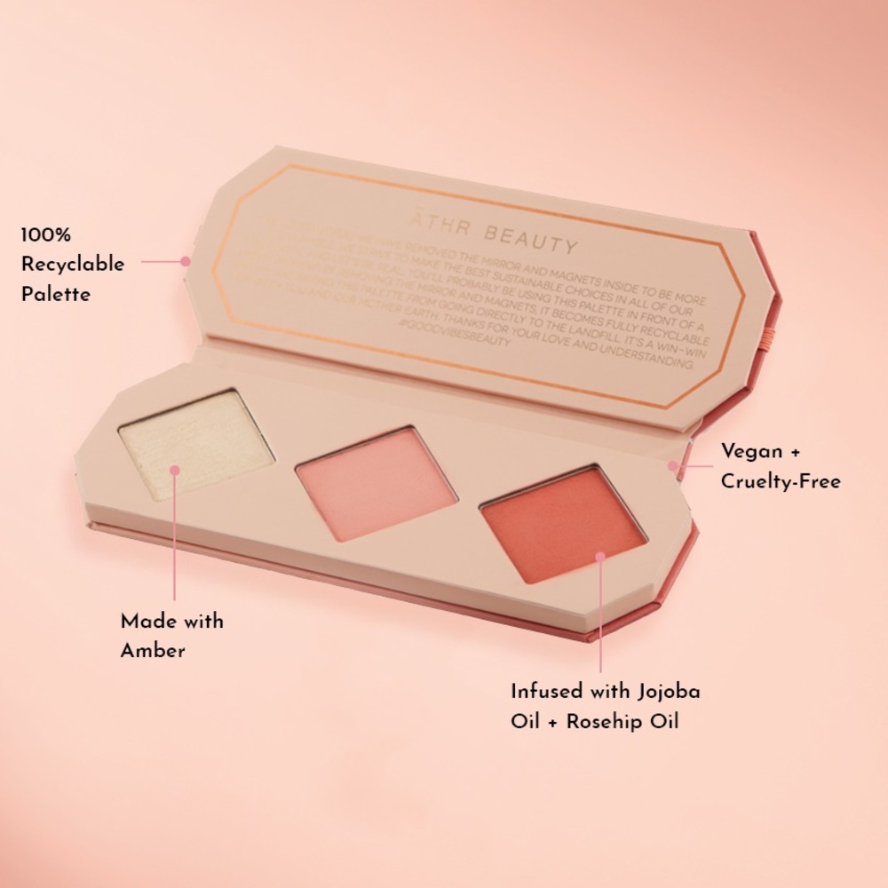 Athr Beauty Crystal Charged Cheek Palette NIB - Picture 6 of 6